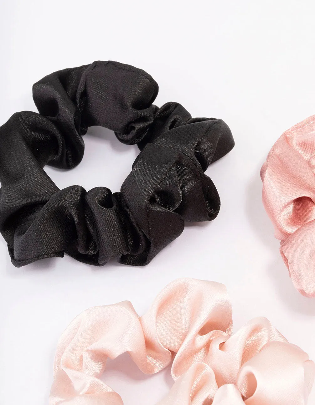 Pink Hair Scrunchie 3-Pack