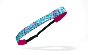 RAVEbandz Adjustable Headbands - (Mermaid - Blue)