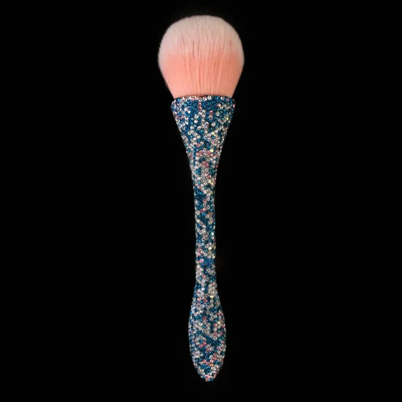 Rhinestones Handle Soft Hair Dust Brush