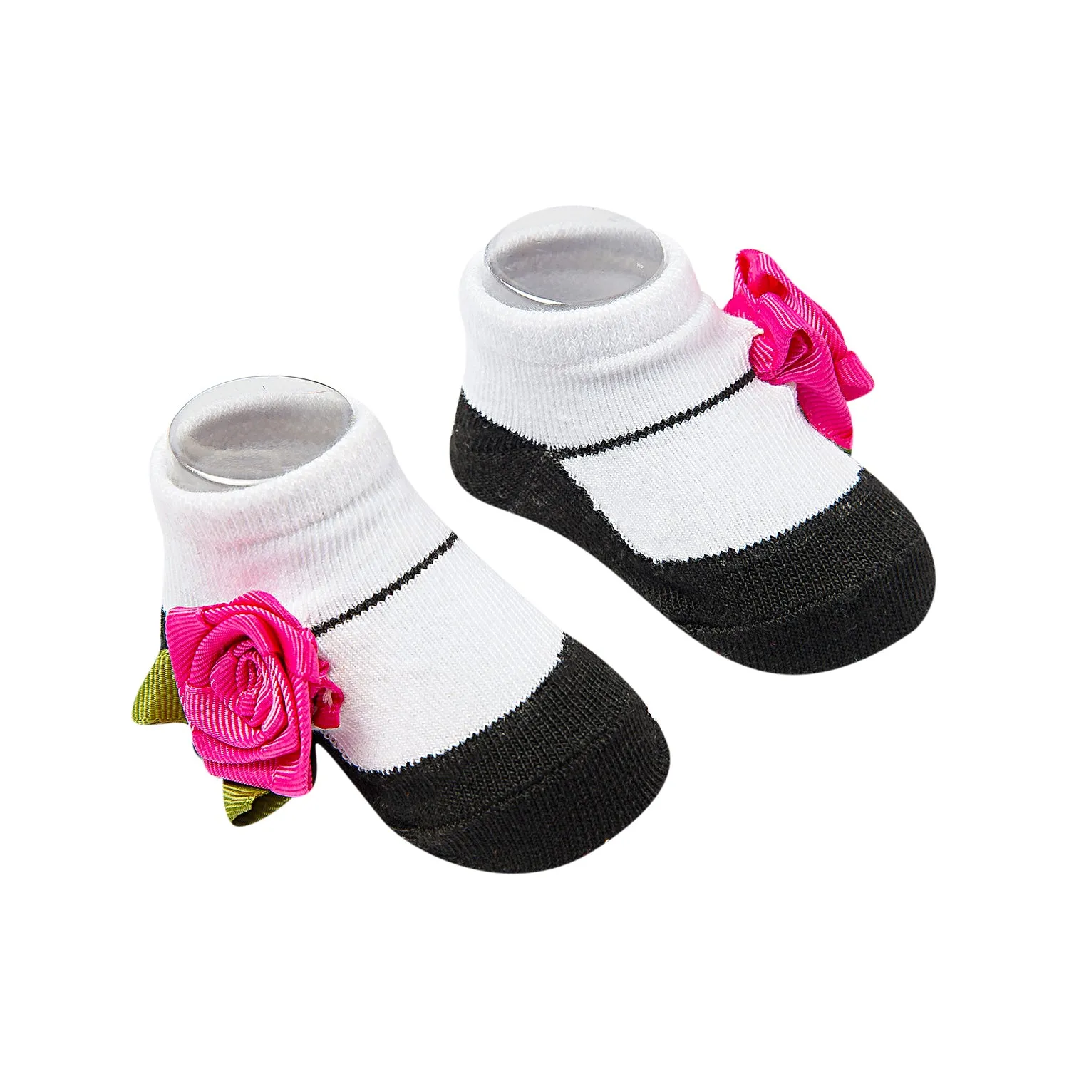 Rosy Pink Socks And Cap Set