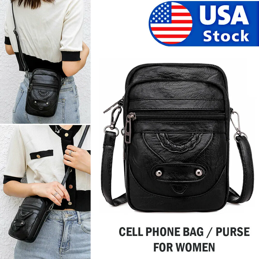 Small Cell Phone Purse Wallet Shoulder Bag