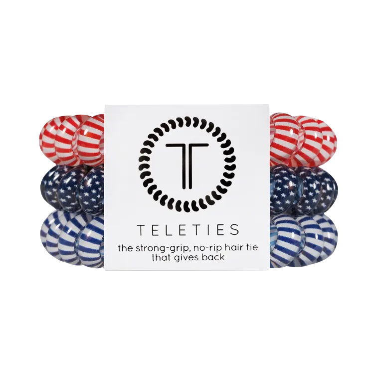 Teleties Hair Ties Bold & Blue-tiful