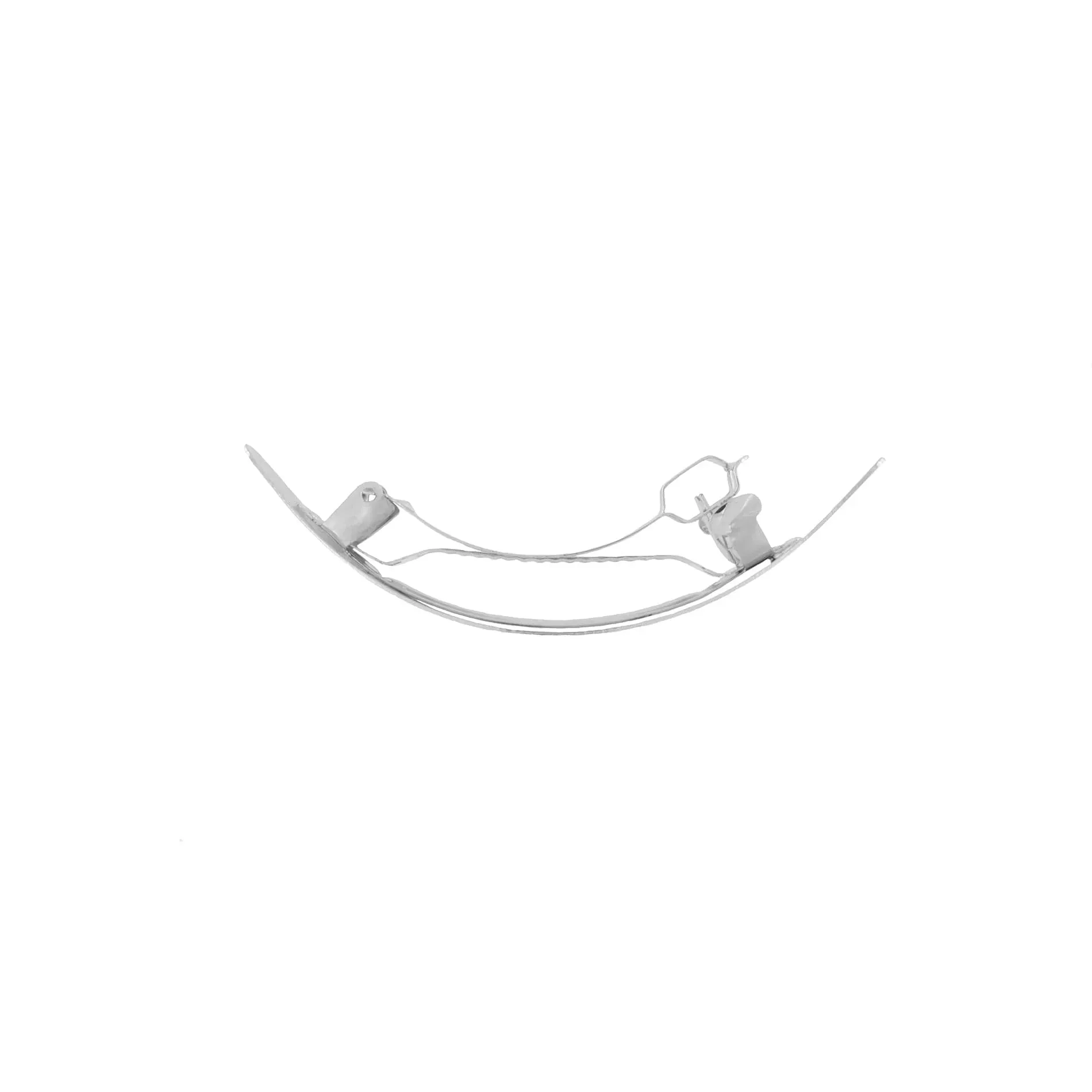 Theia Hair Clip Silver Plating, 2 On Card