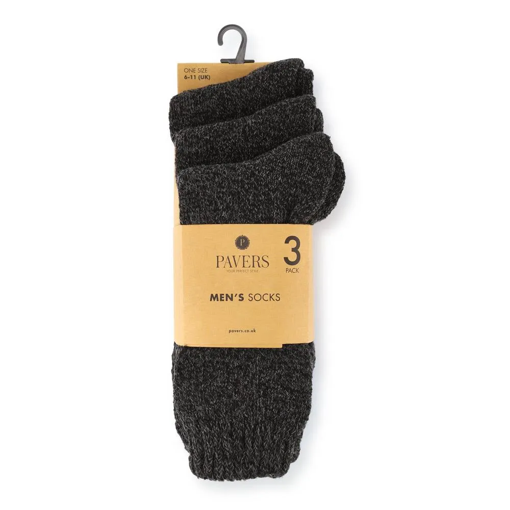 Three Pack Mens Socks - YIWU38035 / 324 429