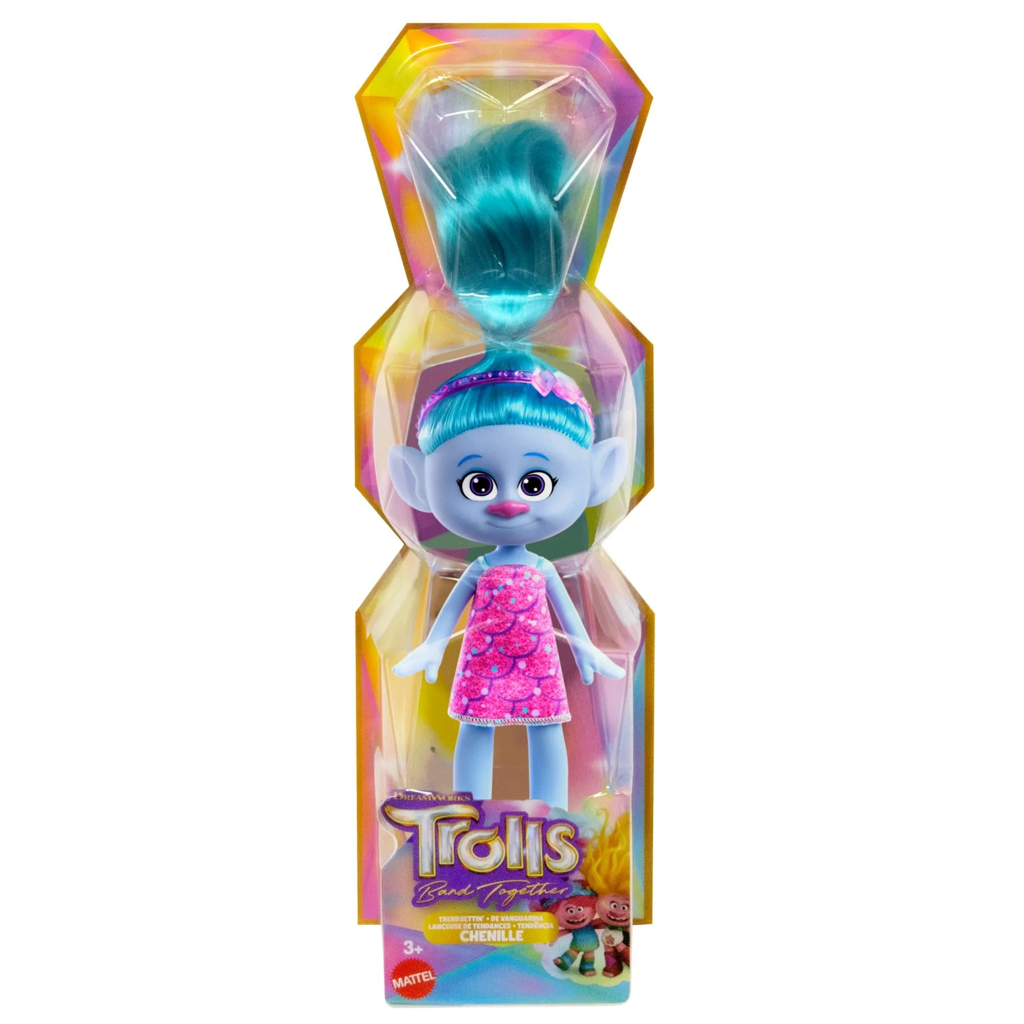 Trolls 3 Band Together Trendsettin Doll - Chenille