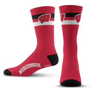 Wisconsin Badgers Legend Premium Crew Socks