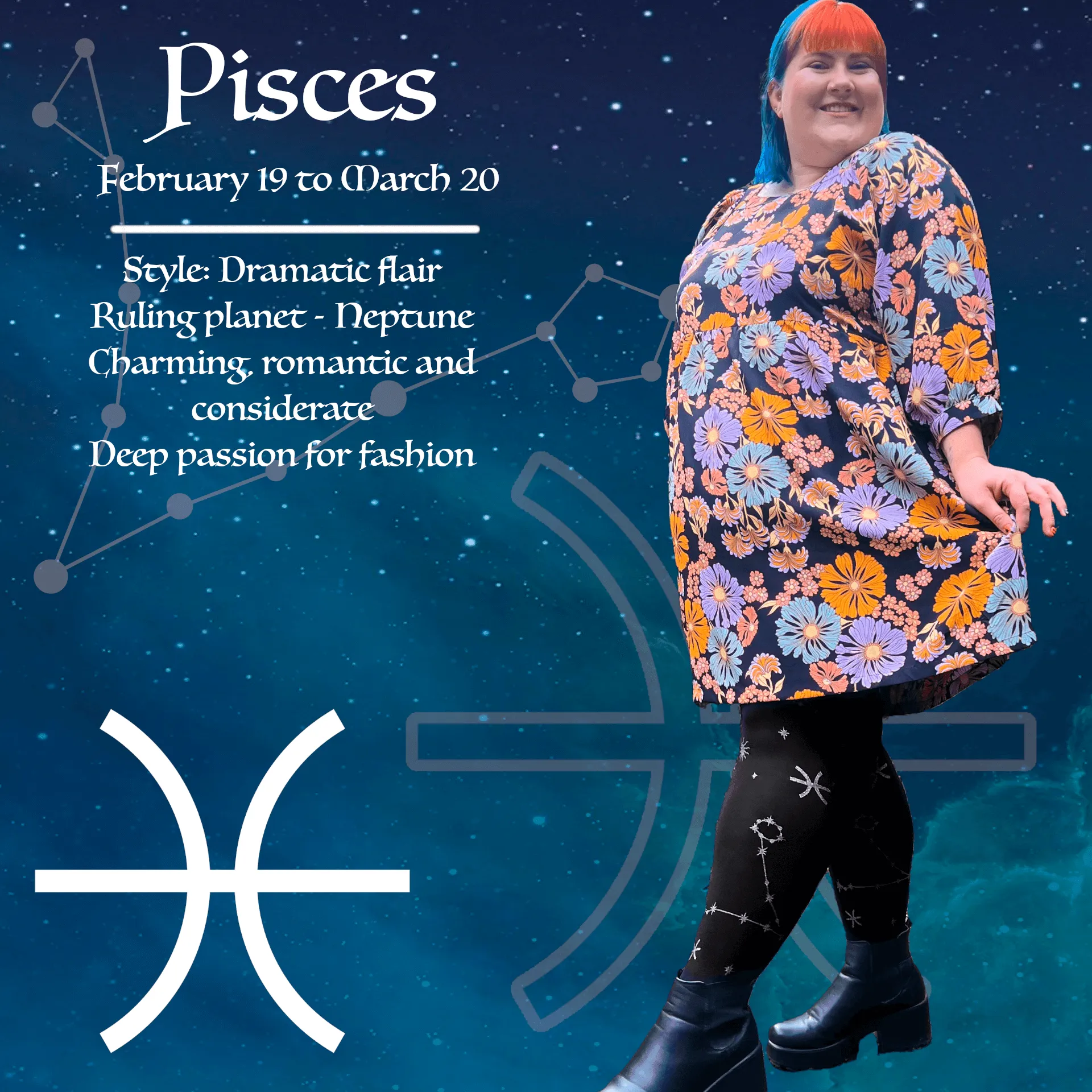 Zodiac Tights - Pisces